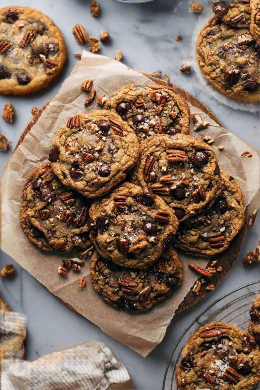 Pecan Chocolate Chip Cookies