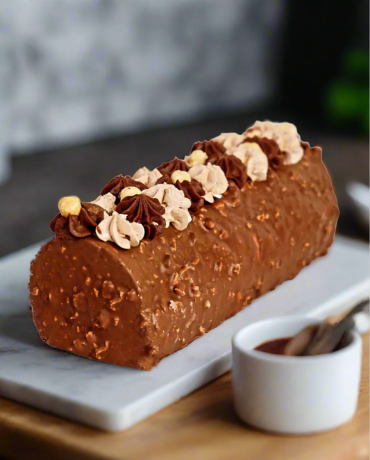 Chocolate Swiss Roll Cake