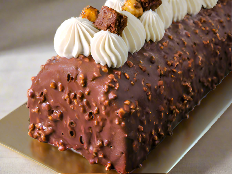 Chocolate Swiss Roll Cake