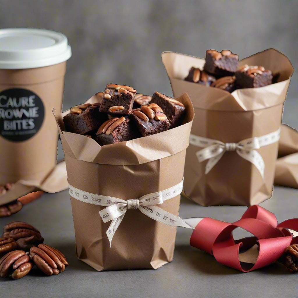 Salted Pecans or Plain Brownie Bites