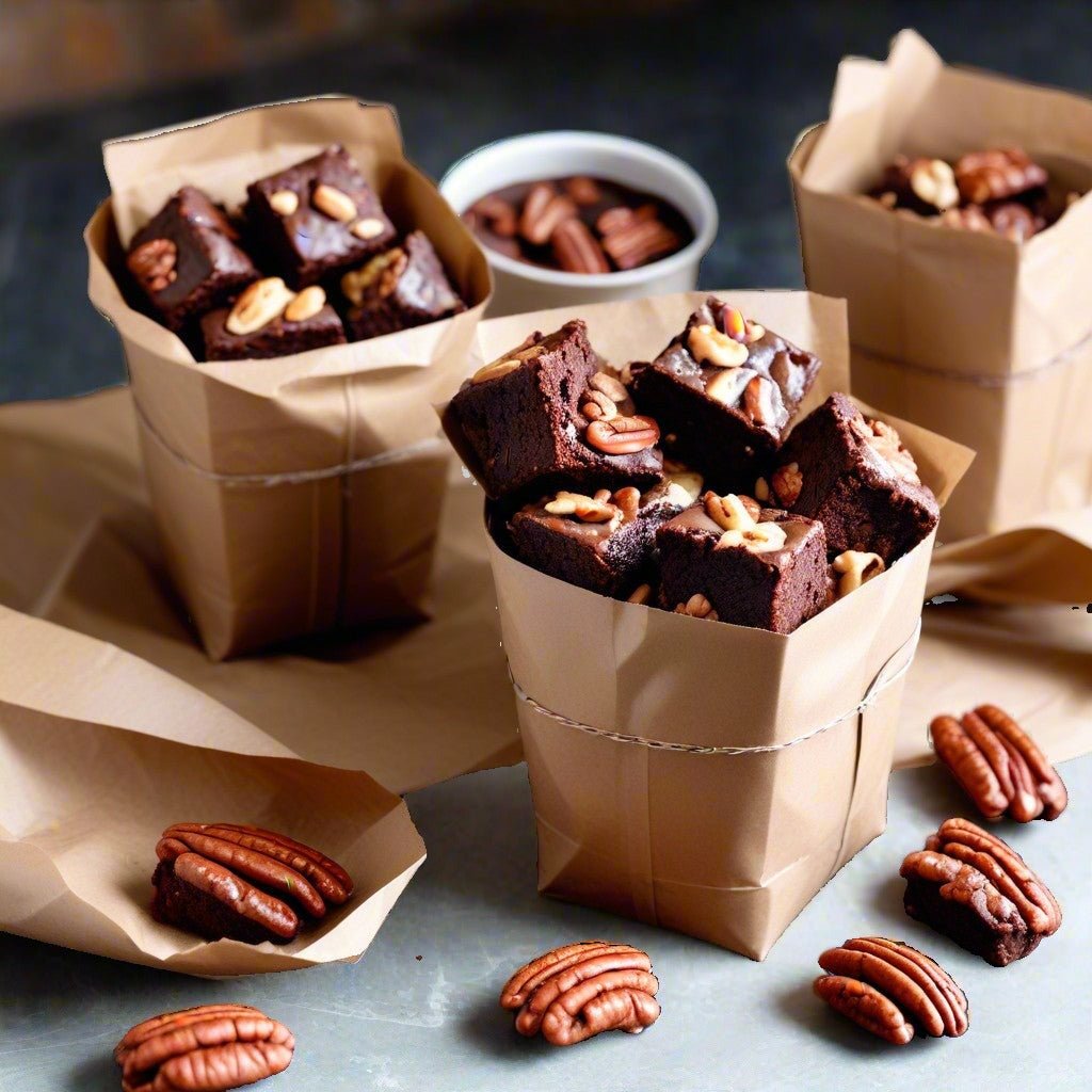 Salted Pecans or Plain Brownie Bites