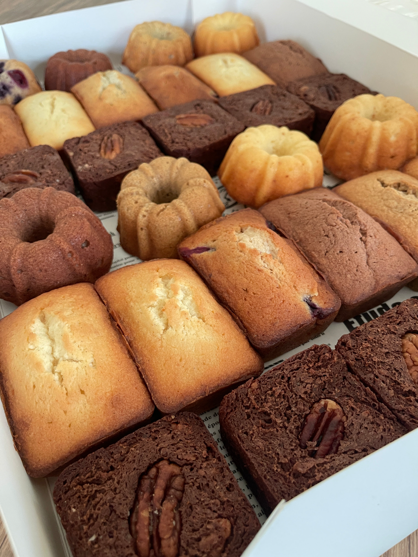 Assorted Mini Tea Cakes & Brownies